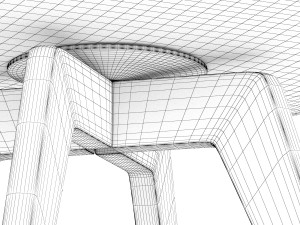 modern leather chair Model 3D