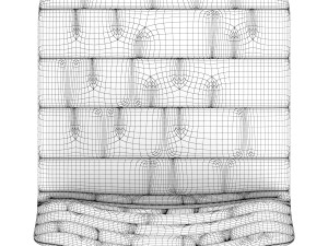 modern leather chair Model 3D