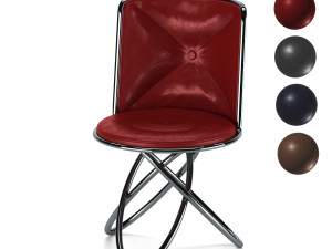 modern leather chair Model 3D