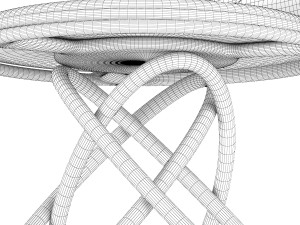 modern leather chair Model 3D