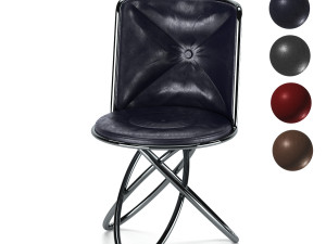 modern leather chair Model 3D