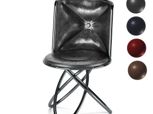 steel chair Modelo 3D