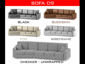 sofa collection Model 3D
