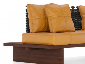 shaker sofa 3D Model