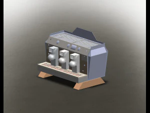 Модели экспресс-кофе 3D Модель