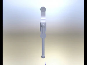 स्थापना के लिए निकला हुआ किनारा फिक्सर 3D मॉडल