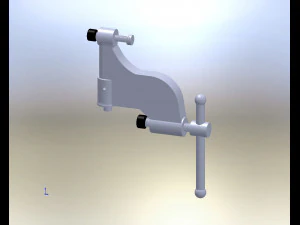 Flange fixer for installation 3D Model