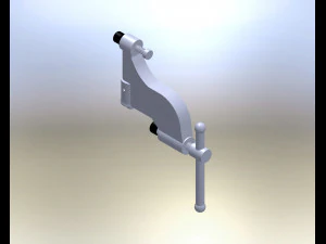 Flange fixer for installation 3D Model
