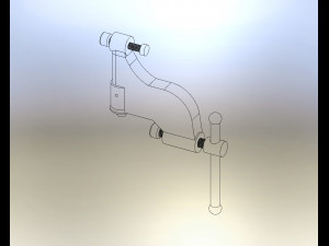 Flange fixer for installation 3Dモデル