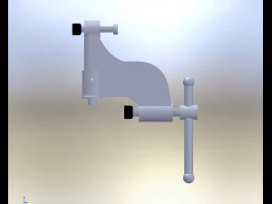 Flange fixer for installation 3D Model