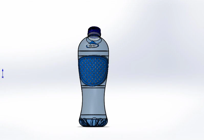 PLASTIC BOTTLE 3D Model .c4d .max .obj .3ds .fbx .stl .blend 