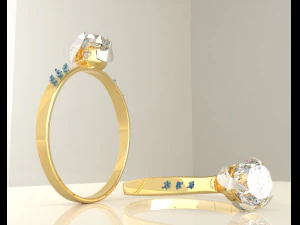 anel de rainha Modelo 3D