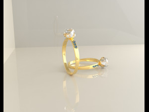 queen ring Modelo 3D