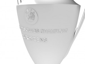 champions league trophy 3D-Modell