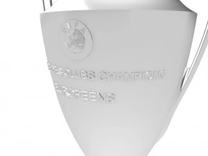 champions league trophy 3D Model