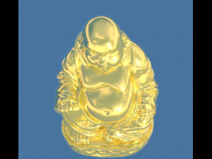 Golden buddha model 3D 模型