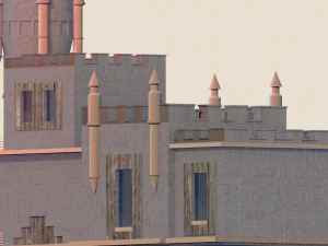 vecchio castello - Modello 3D