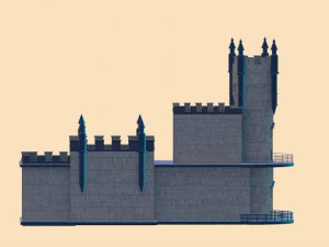 vecchio castello - Modello 3D