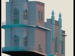 vecchio castello - Modello 3D