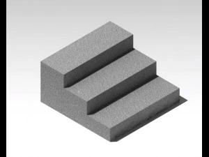 steps with cocrete 3D Model