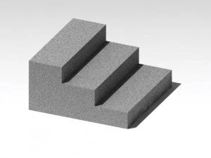 steps with cocrete 3D Model
