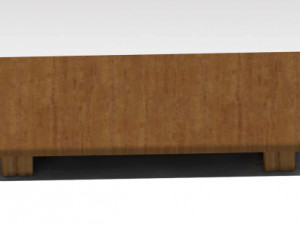 pat- mini wooden table indian Modelo 3D