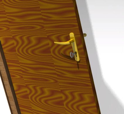 wooden door 3D Model .c4d .max .obj .3ds .fbx .stl .blend 