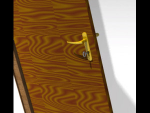 wooden door 3D Модель
