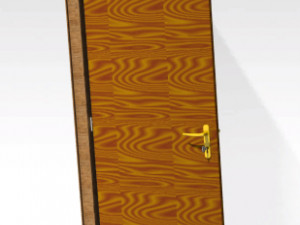 wooden door 3D Model