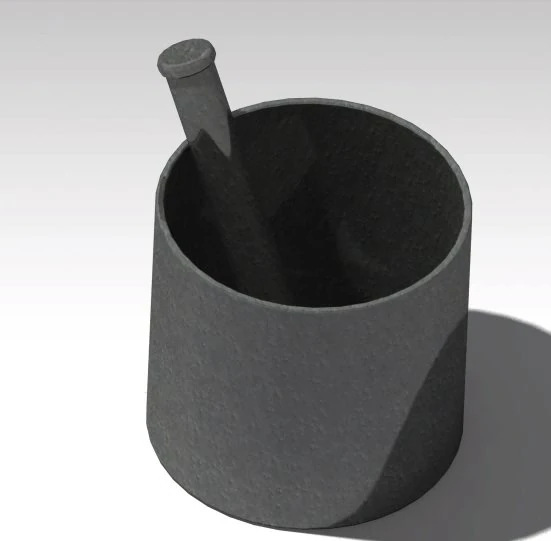 khal batta indian traditional kitchen tool 3D Model .c4d .max .obj .3ds .fbx .stl .blend 