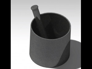 khal batta indian traditional kitchen tool 3Dモデル