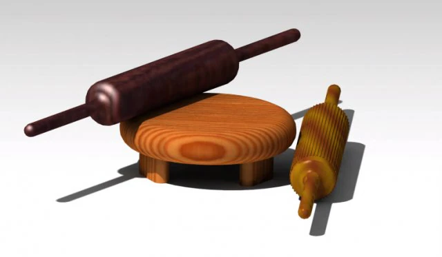 Chapati-Hersteller 3D Modell .c4d .max .obj .3ds .fbx .stl .blend 