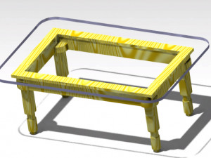 glass table 3D Model