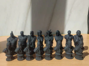 Mortal kombat chess 3D Print Model