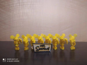 chess pieces simpsons vs futurama 3D Print Model