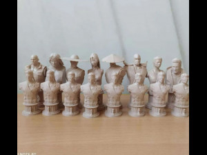 Chess pieces mortal kombat Modelo de Impressão 3D