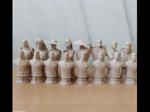 Schaakstukken mortal kombat 3D printmodel