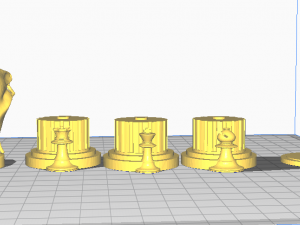 Chess pieces based on the songs of ice and fire by george martin game of thrones 3D 프린트 모델