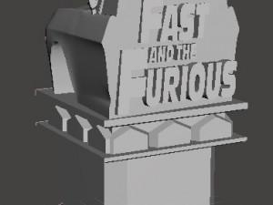 Fast and furious chess pieces 3D Print Model