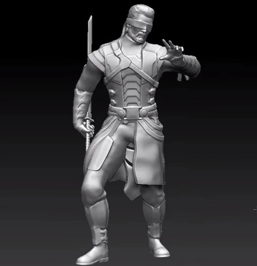 Kenshi Mortal Kombat 3D Model .c4d .max .obj .3ds .fbx .stl .blend