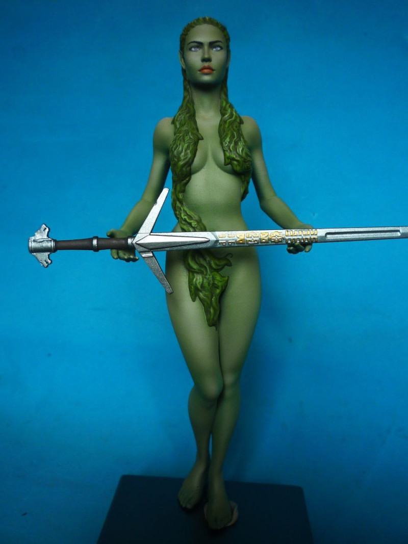 The lady of the Witcher Lake 3Dモデル .c4d .max .obj .3ds .fbx .stl .blend 