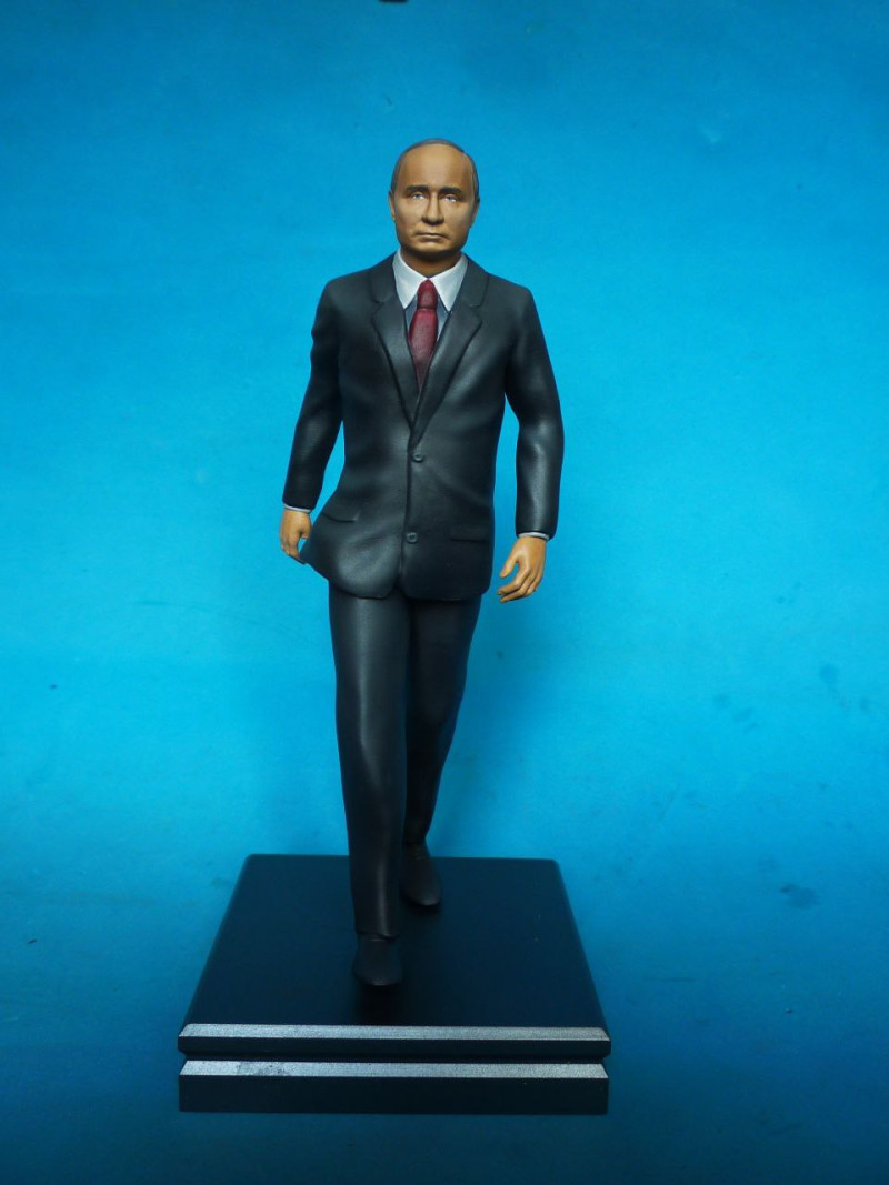 Russian President VLADIMIR VLADIMIROVICH PUTIN 3D प्रिंट मॉडल .c4d .max .obj .3ds .fbx .stl .blend