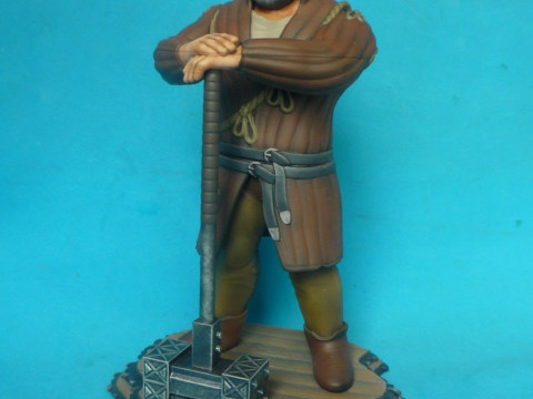 The dwarf Zoltan from the Witcher 3D 프린트 모델