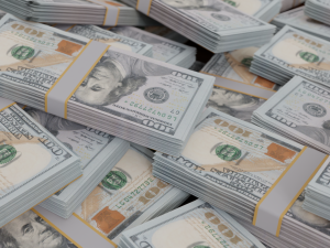 pile of stacks of 100 dollars bill 3Dモデル