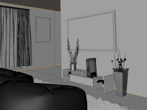 3d gaming room 3D 모델