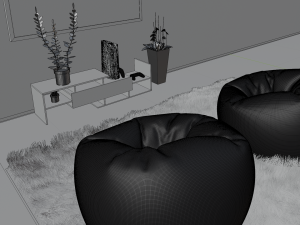 3d gaming room 3D 모델