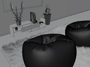 3d gaming room 3D Model