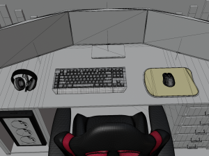 3d gaming room 3D 모델