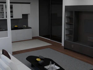 Soggiorno Modello 3D