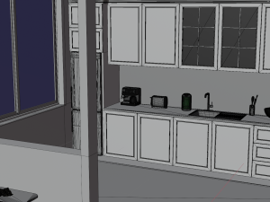 Living Room Model 3D